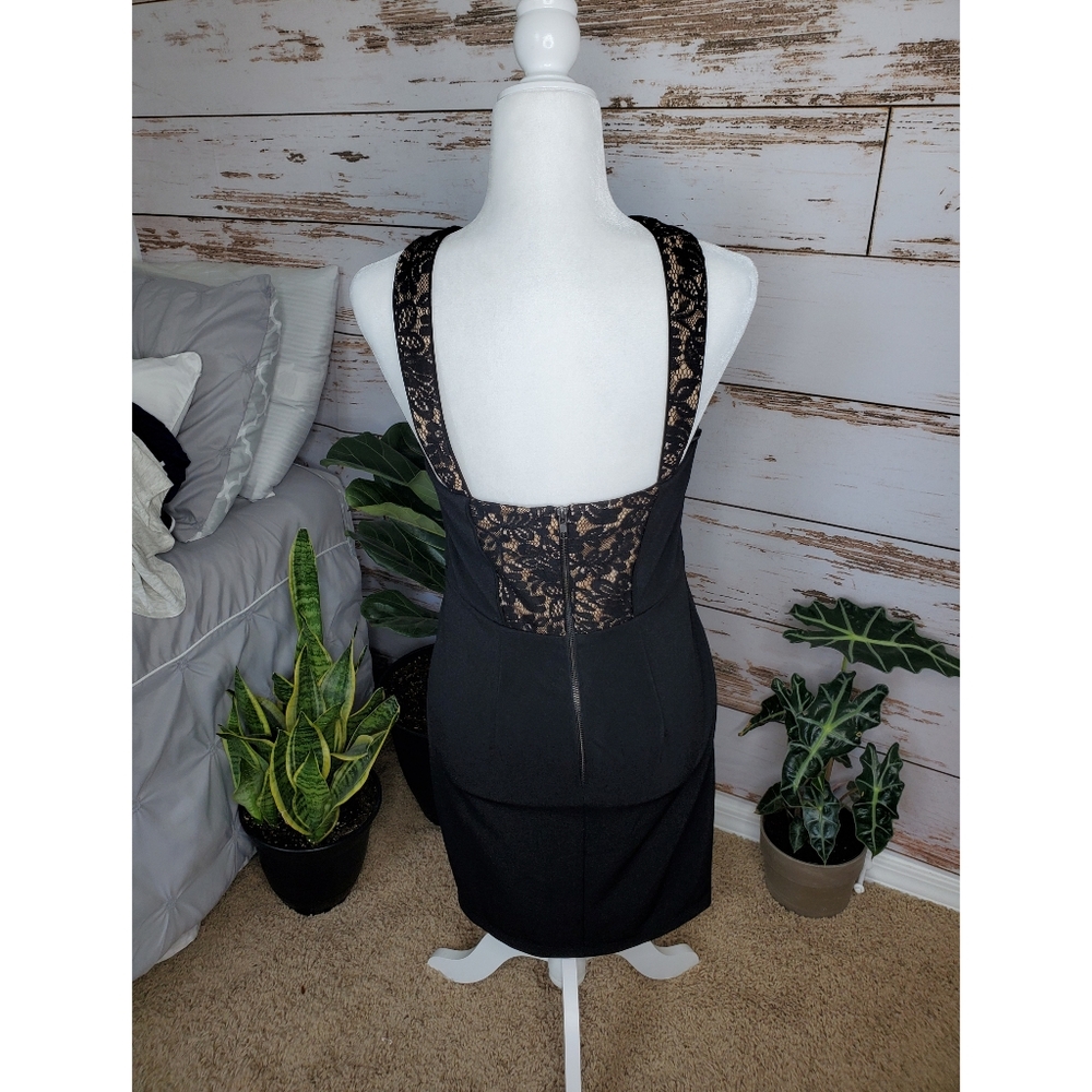 Lace black dress